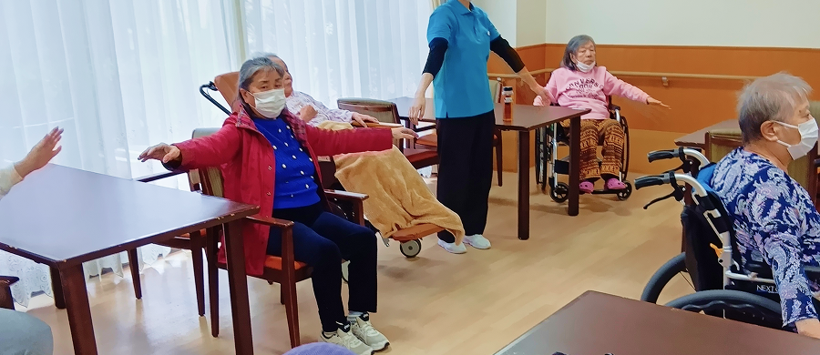 午前中のプログラムの写真