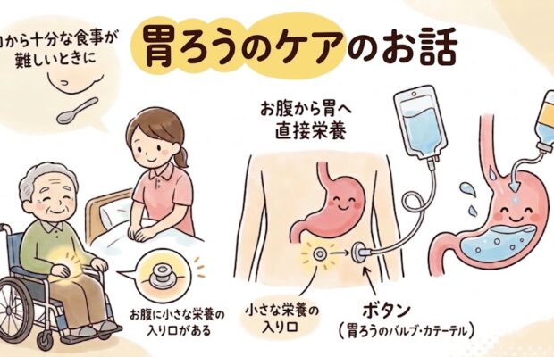 ☝️施設での「胃ろう」ケアのお話